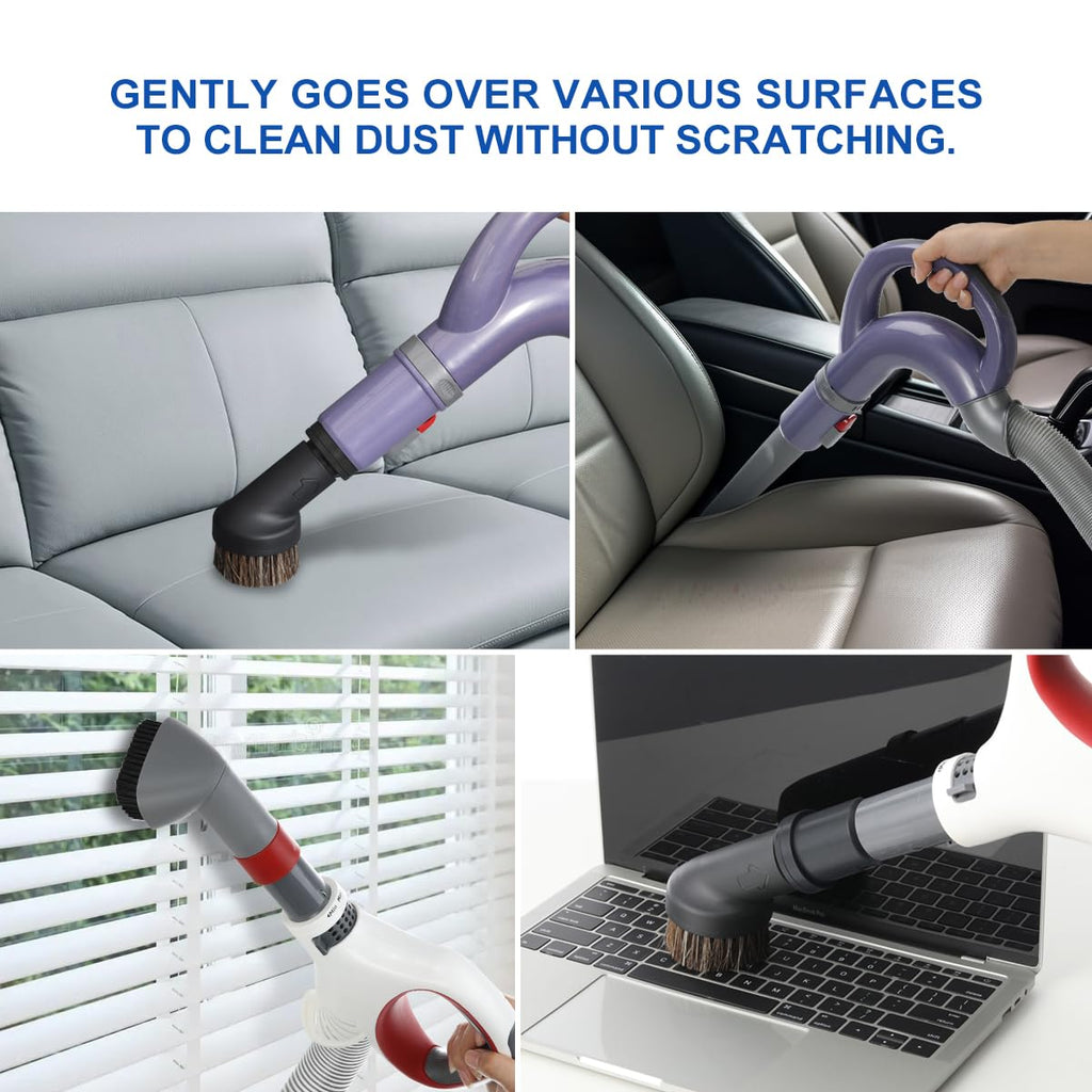 LANMU Vacuum Attachments Compatible with Shark Navigator NV350 NV351 NV352 NV356E and Rotator NV500 NV501 Series Lift-Away Upright Vacuum, Crevice Tool Vacuum Accessories & Brushes