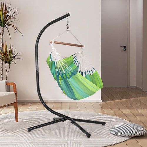 FDW Hammock Chair Stand - Heavy Duty Steel Construction for Hanging Hammocks | Supports Up to 400 LBS