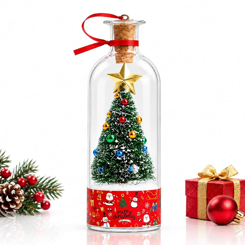 Recordable Christmas Bottle Tree Ornament – 30-Second Message