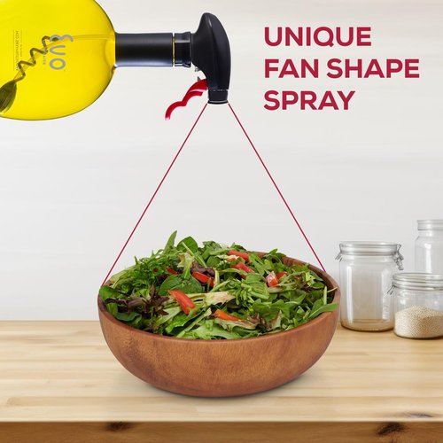 Evo Original Oil Sprayer - Non-Aerosol Olive Oil & Cooking Oil Dispenser | 24-Ounce Capacity, Yellow