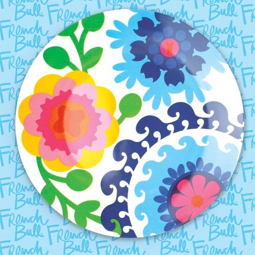 French Bull Melamine Assorted Plates-6 Piece Set -Melamine Dinnerware-Platter, Serving, Party, Platter, Dish (11" Dinner Plate, Assorted)