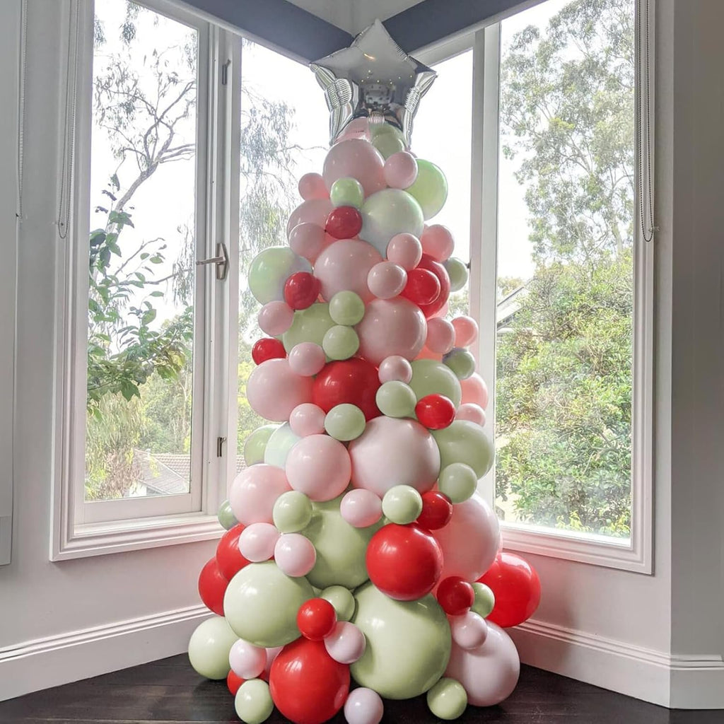 Sage Green Balloons - 12 Inch Dusty Green Party Balloons | 50pcs for Weddings & Celebrations
