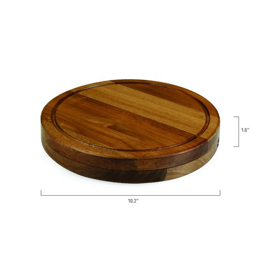 Toscana Monogram Initials S Personalized Acacia Circo Cheese Cutting Board & Tools Set