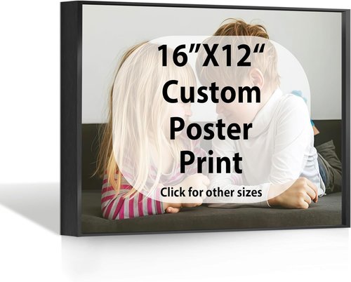 Canvas Prints - Custom Photo Wall Art with Black Metal Frame | Ideal Home Décor & Gifts (16x12)