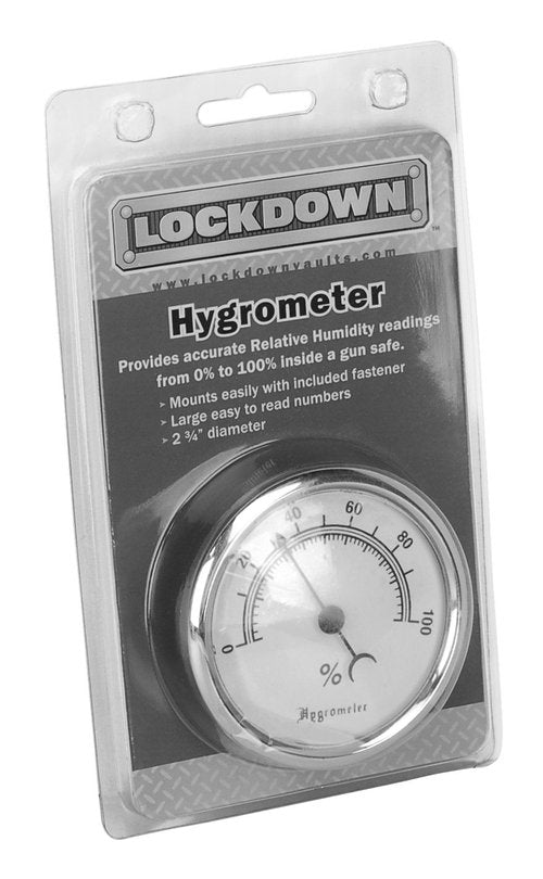 Lockdown Vault Hygrometer - Accurate Humidity Monitoring for Gun Vaults & Safes | Essential Storage Tool