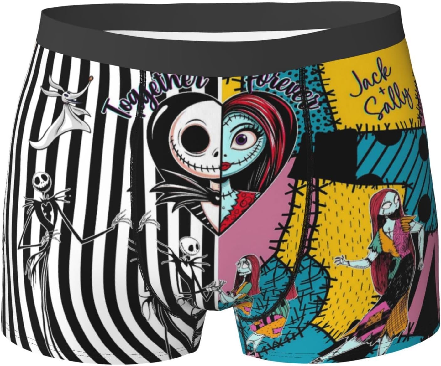 Skiennix Nightmare Christmas Men's Underwear Briefs - Breathable Stretch Novelty Shorts