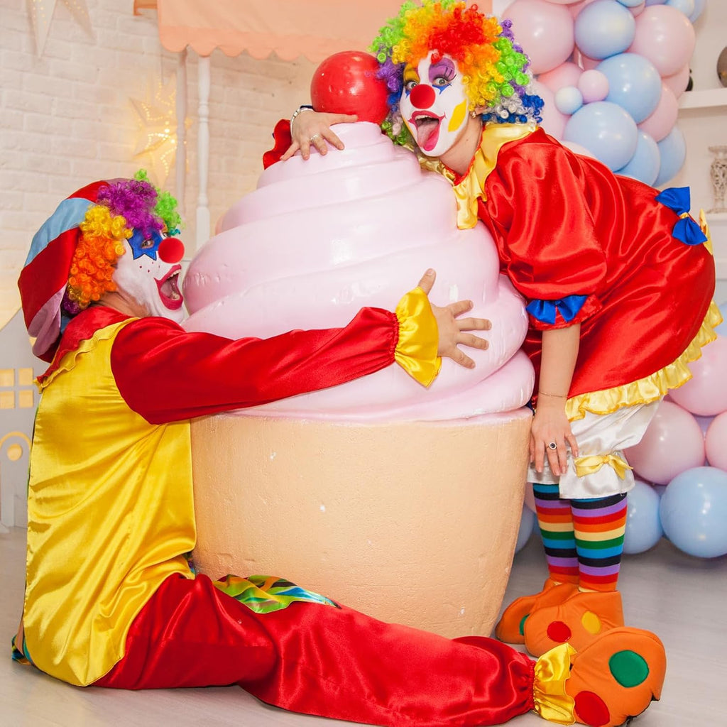 Vinsot Red Circus Clown Noses - 200 Pcs Foam Costume Accessory for Carnival & Halloween