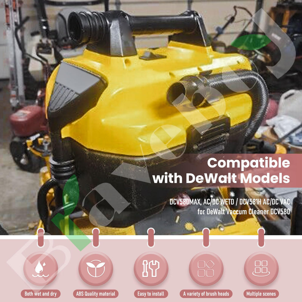 5140128-68 Replacement Hose Assembly And Vac Hose Attachment Kit Compatible with Dewalt Vacuum DCV580 DCV581H DCV580H Models