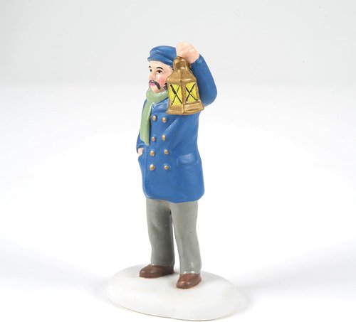 Department 56 Nightwatch Figurine - Dickens Village Lantern Holder, 2.5 Inch, Multicolor