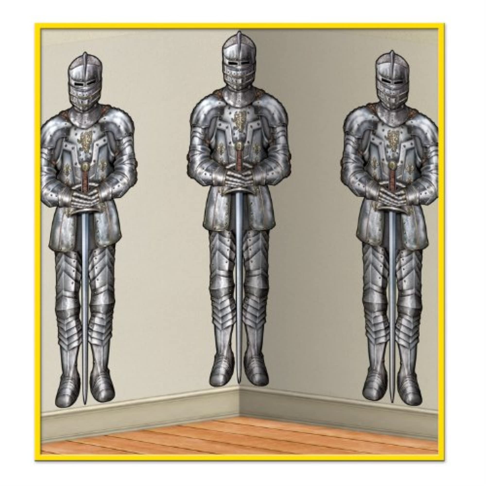 Beistle - Wall of Knights Backdrop 4X30 - Pack of 1