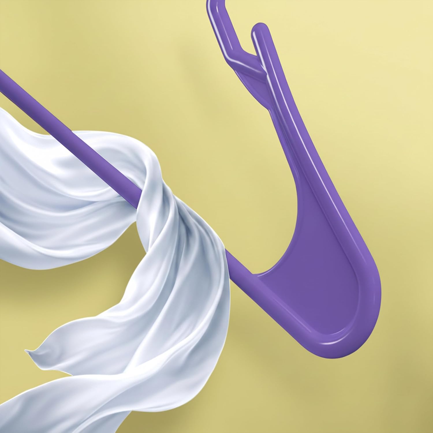 Utopia Home Plastic Hangers 30 Pack - Durable Space-Saving Clothes Hangers - Purple Closet Organizers