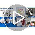 MIKEDE Strong Refrigerator Magnets, Silver Push Pin Magnets (30 Pack)