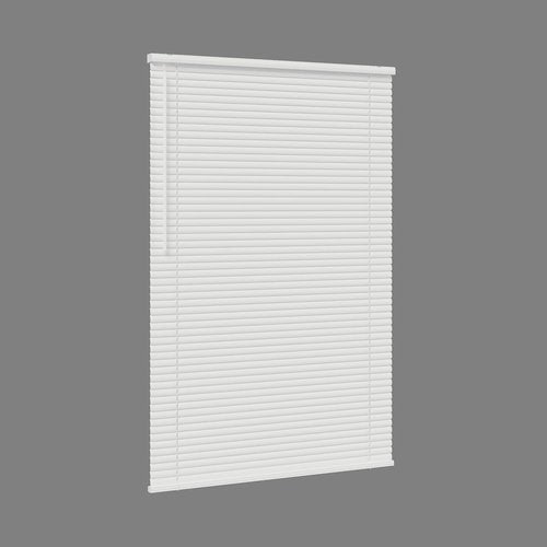Lumino Cordless Mini Blinds - Light Filtering Indoor Window Treatment - 24" W x 64" L - White, 1" Vinyl Slats