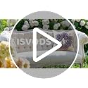 Set of 4 Lavender Wreath Pillow Covers 18x18 - Spring Home Decor