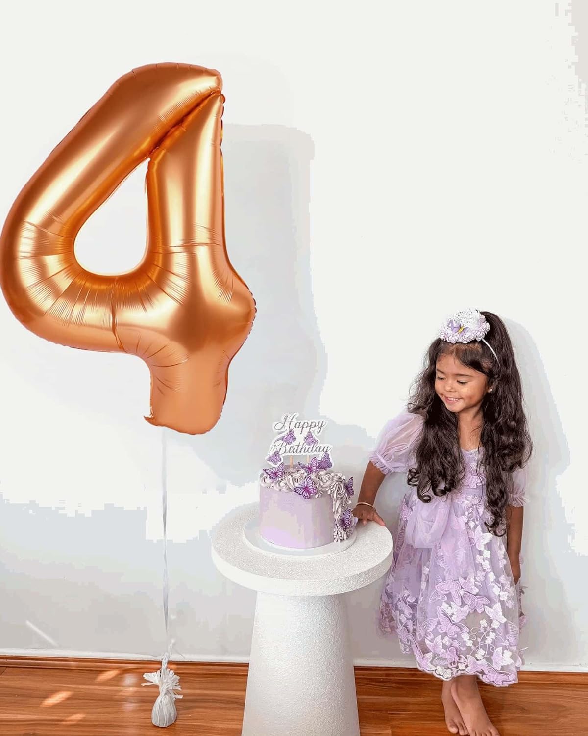 Orange Number 0 Balloon - 40 Inch Birthday Decoration for Milestone Celebrations