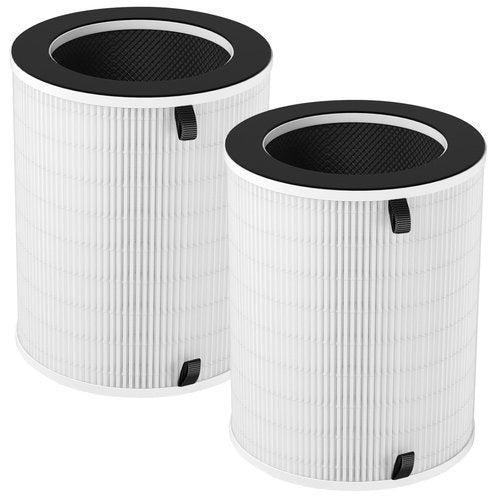 Jusfoouo 2 Pack Max Replacement Filter Compatible with MAX, MAGE, MAGE PRO Models, and Sans, Air-Honati, Compass Home Smart, Taylor Swoden, Cuckoo CAC-J1510FW, Rosewill RHAP-20001/20002 Air Purifiers