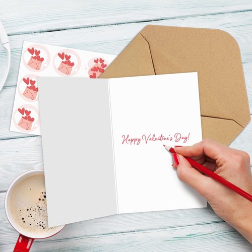 24 Assorted Religious Valentine's Day Card Set, Bible Verse Valentines Cards with Envelopes and Stickers, Animal Christian Valentines Day Card Bulk for Kids School, 4 x 6 In(6 Designs, 4 Each)