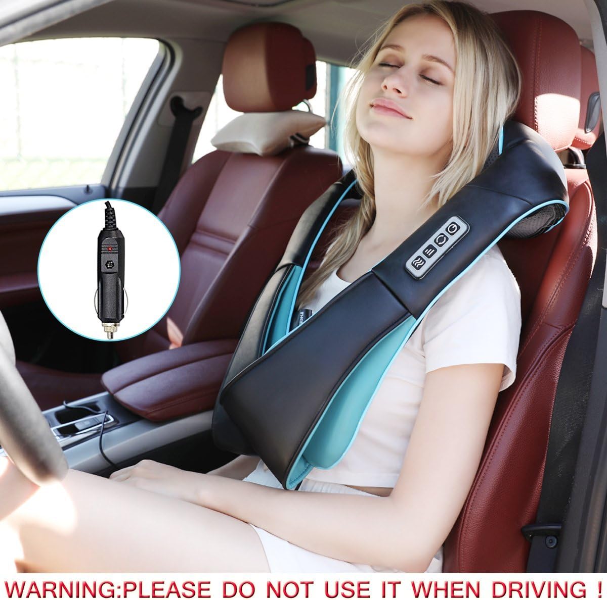 Mo Cuishle Shiatsu Neck and Back Massager with Heat - Electric 4D Deep Tissue Relief for All | Perfect Gift for Mom, Dad, and Loved Ones