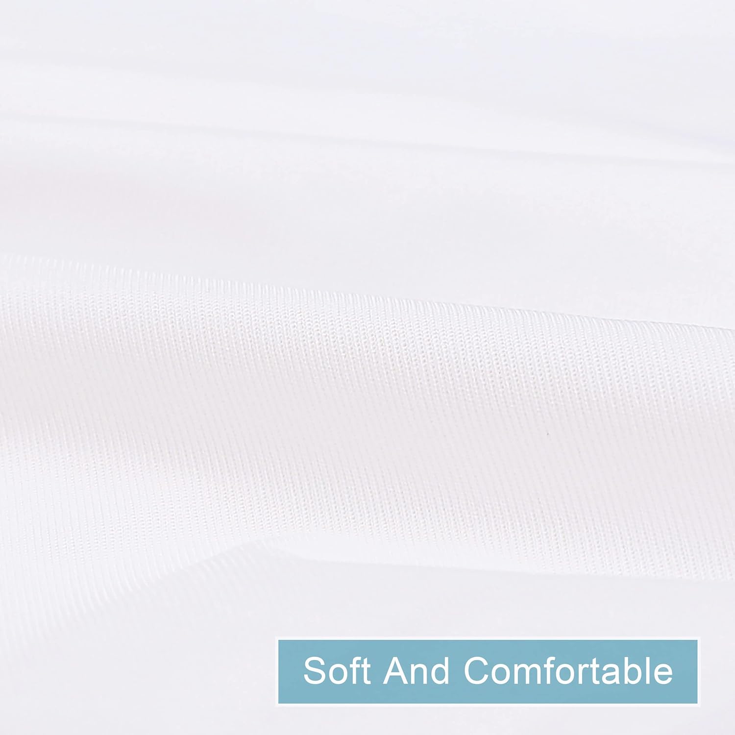 NTBAY Waterproof King Pillow Protectors - Super Soft Zippered Cases | 20x36 Inches Pure White, 4 Pack