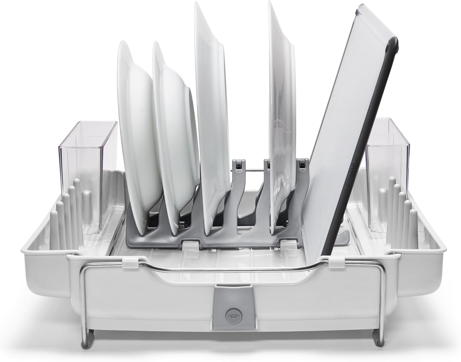 OXO Good Grips Foldaway Dish Rack - Space-Saving Design for Easy Drying | Durable and Stylish
