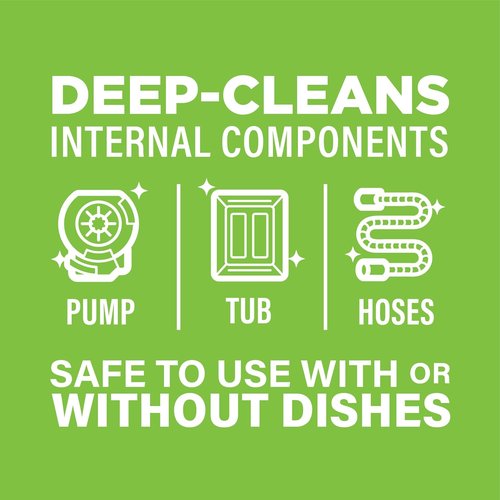 Affresh Dishwasher Cleaner - Eliminate Odor, Bacteria & Grime - 6 Tablets for 6 Month Supply