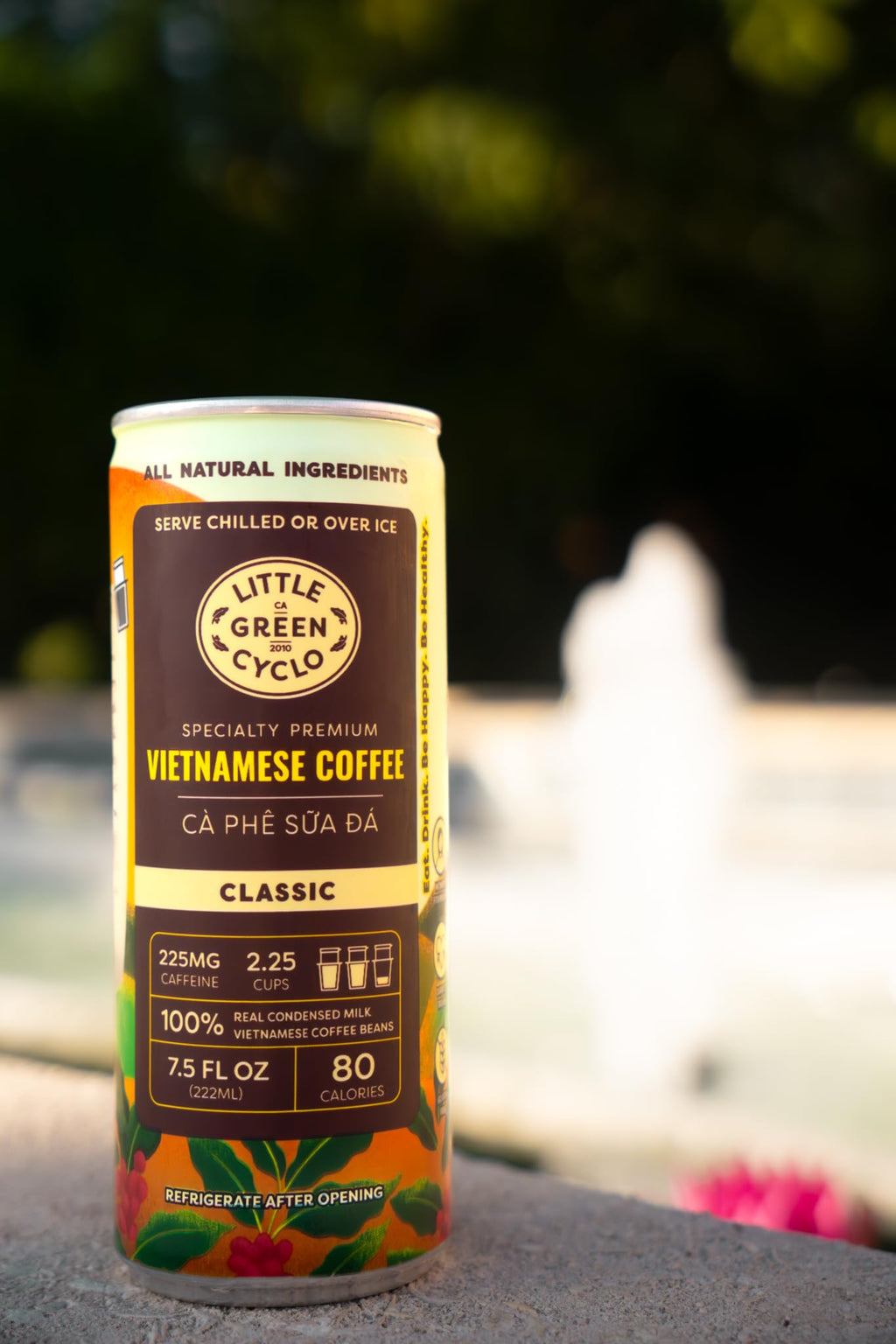 Little Green Cyclo Vietnamese Coffee – Classic Cà Phê Sữa Đá – 12-Pack, Ready-to-Drink, 7.5 oz Cans