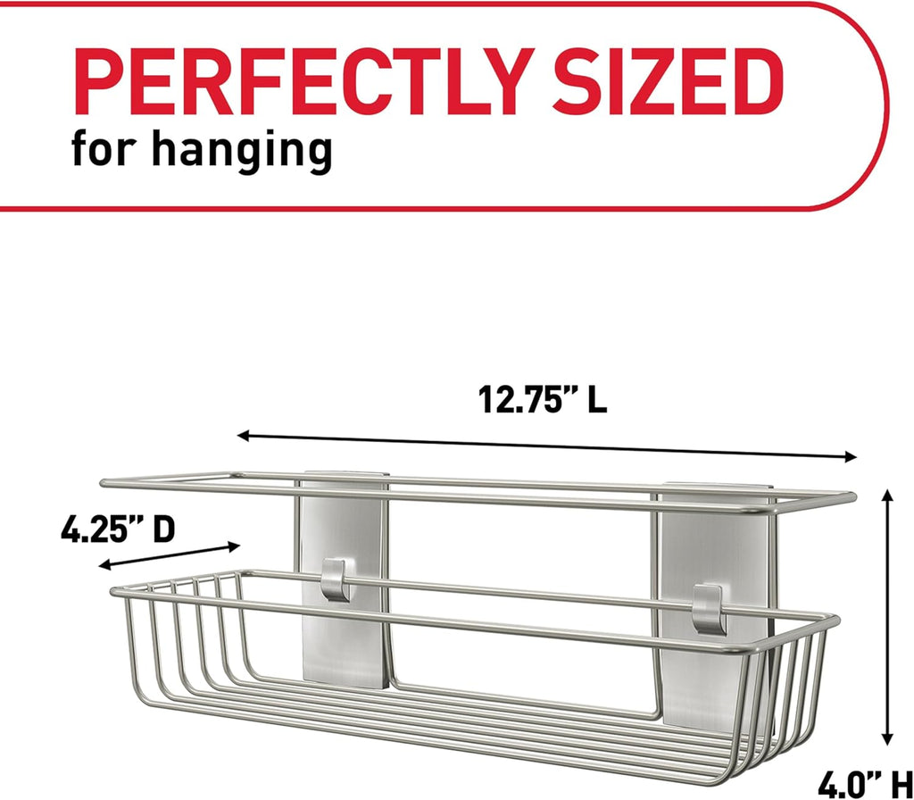 Command Shower Caddy - Water-Resistant Strips for Easy Bathroom Organization | Durable Design