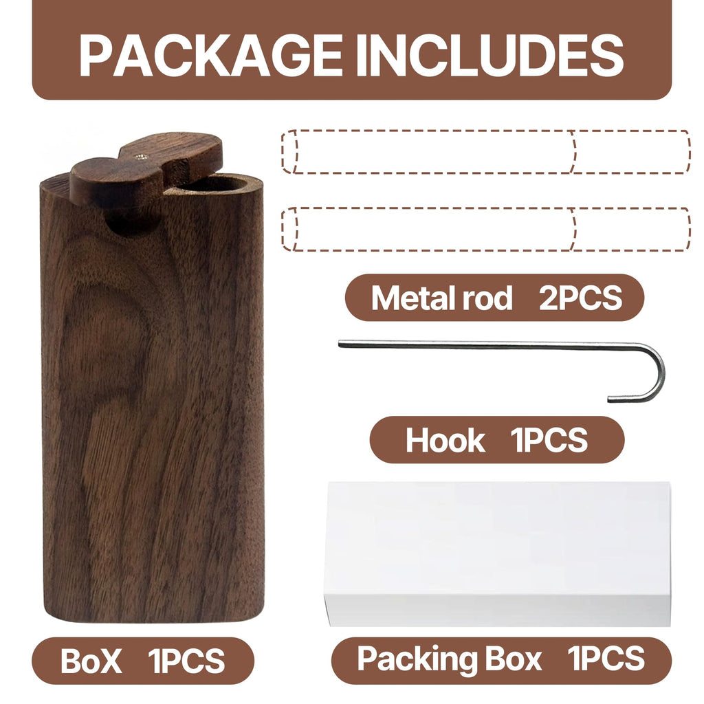 Natural Wooden Storage Box - Decorative Keepsake Box for Crafts, One DIY Projects, Art Supplies, Stash, Souvenirs, Holiday Gifts