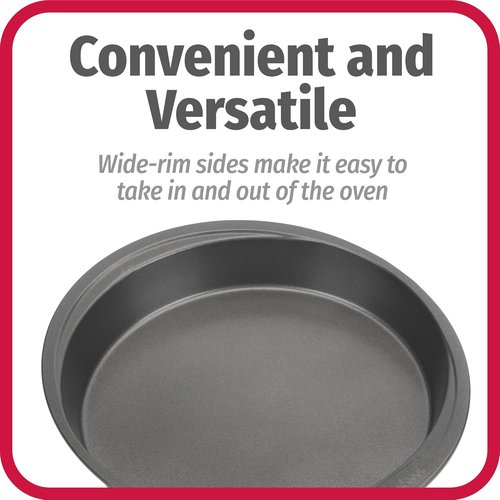 GoodCook Nonstick Steel Round Cake Pan - 9-Inch Gray | Perfect for Baking Delicious Cakes