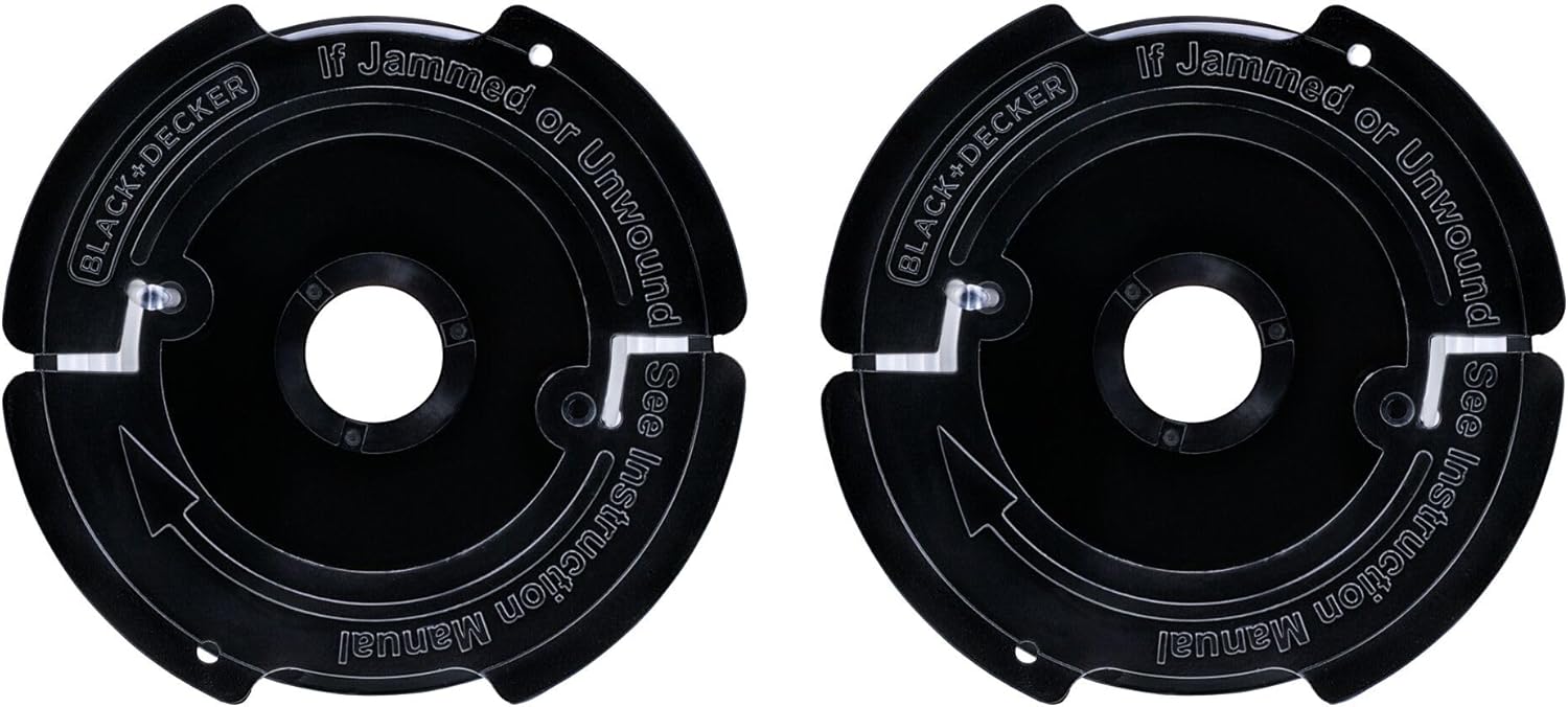 Black+Decker Weed Eater String Trimmer Line Replacement Spool - Autofeed 30 ft, 0.065-Inch, 2-Pack