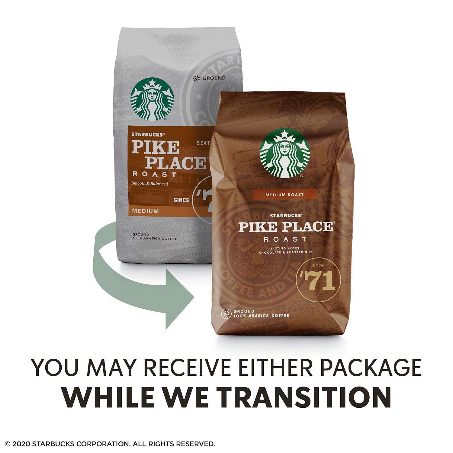 Starbucks Pike Place Medium Roast Ground Coffee - Rich Flavor | 40 oz. Bag