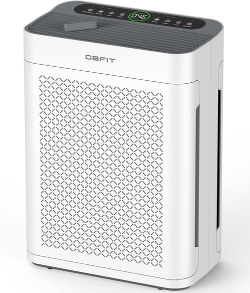 DBFIT HEPA Air Purifier - Double-Sided Design with Washable Filter | For Large Rooms up to 3000 sq.ft.