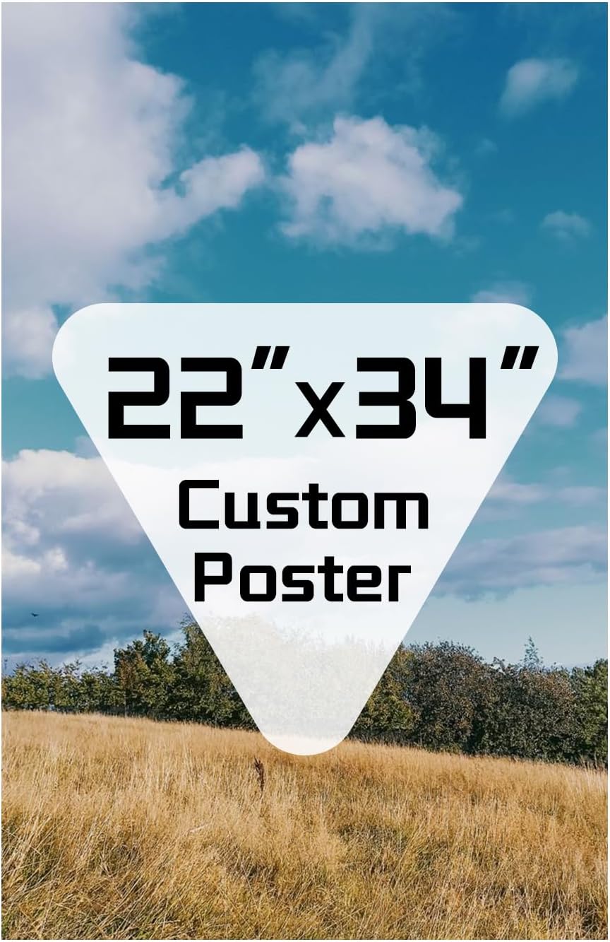 ZXDZSM Custom Canvas Poster - Personalized Wall Art Print | Upload Your Image, 22" x 34" Unframed