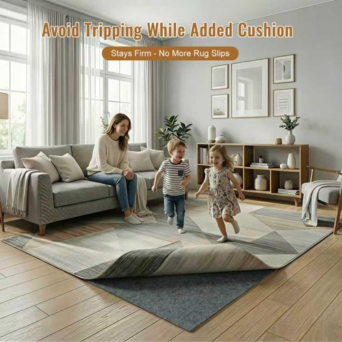 Comfypad - Felt Rug Pad, 2 x 8 Ft Rubber Non-Slip Rug Pad Gripper, Keep Rugs Secure and in Place, Extra Strong Under Carpet Mat Cushion - for All Floors