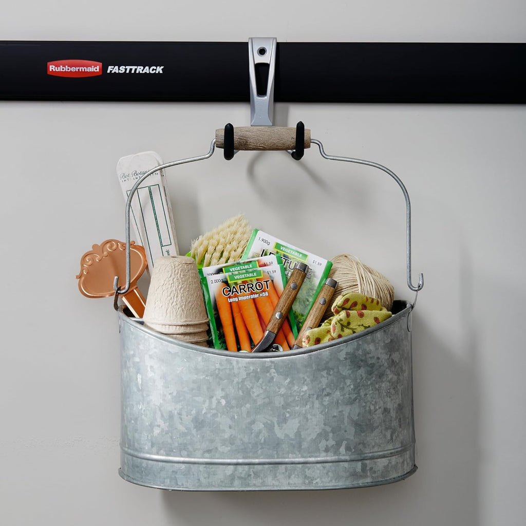 Rubbermaid Wall Mounted Utility Hook - Durable Rope & Hose Storage Solution | 2 Pack