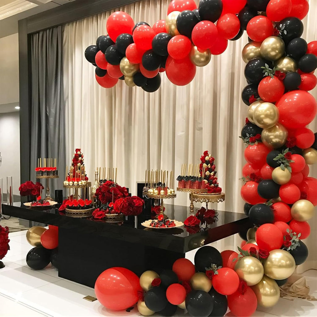 Red Latex Balloons by [Brand Name] - 12 Inch Party Decorations for Birthdays, Weddings & More