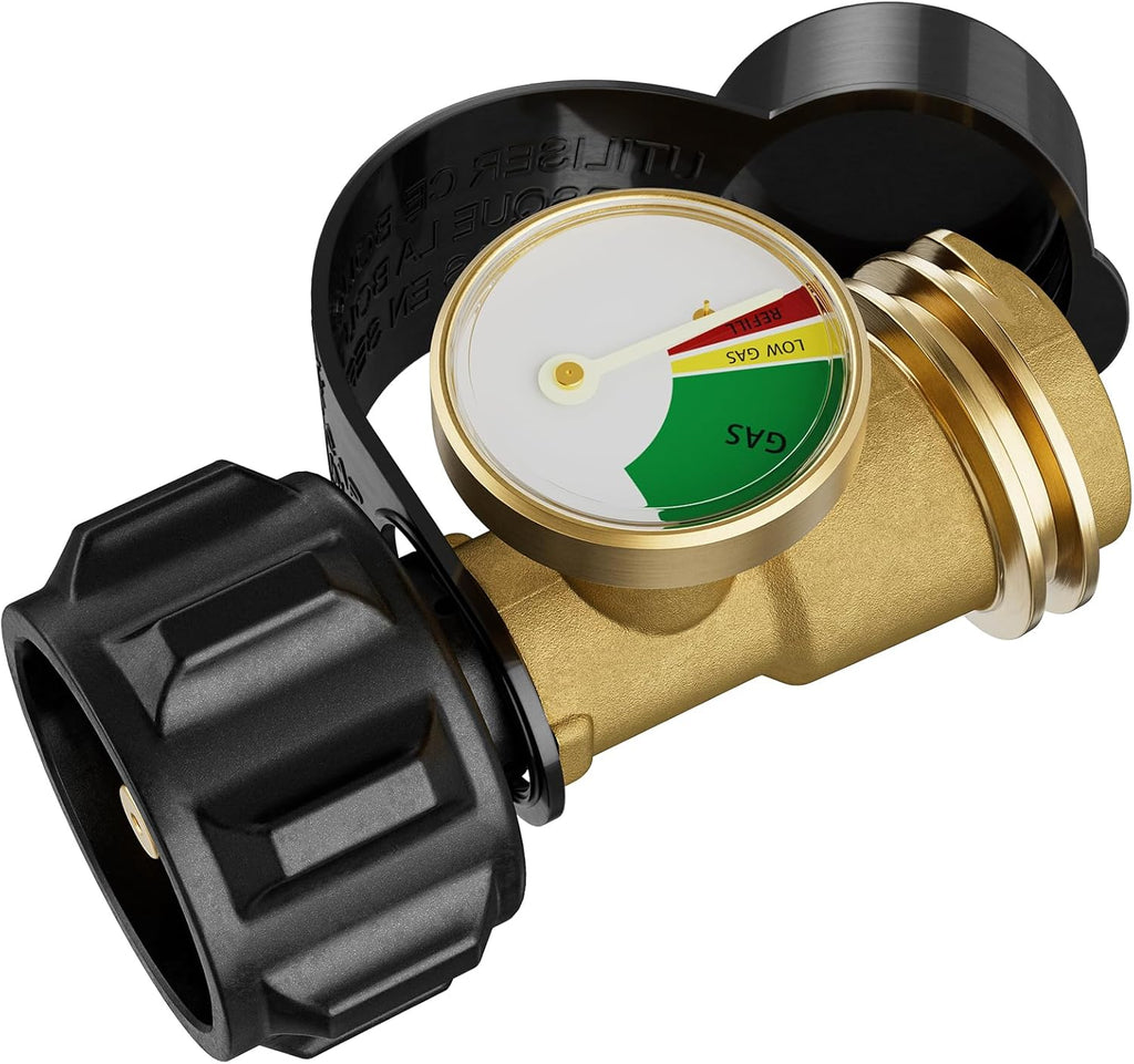 Propane Tank Gauge by [Brand Name] - Level Indicator for 5-20LB Tanks | Universal Fit for RVs, Grills & Heaters