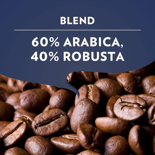 Lavazza Super Crema Whole Bean Coffee - Medium Espresso Roast, Arabica & Robusta Blend, 2.2 lb Bag (Pack of 2)