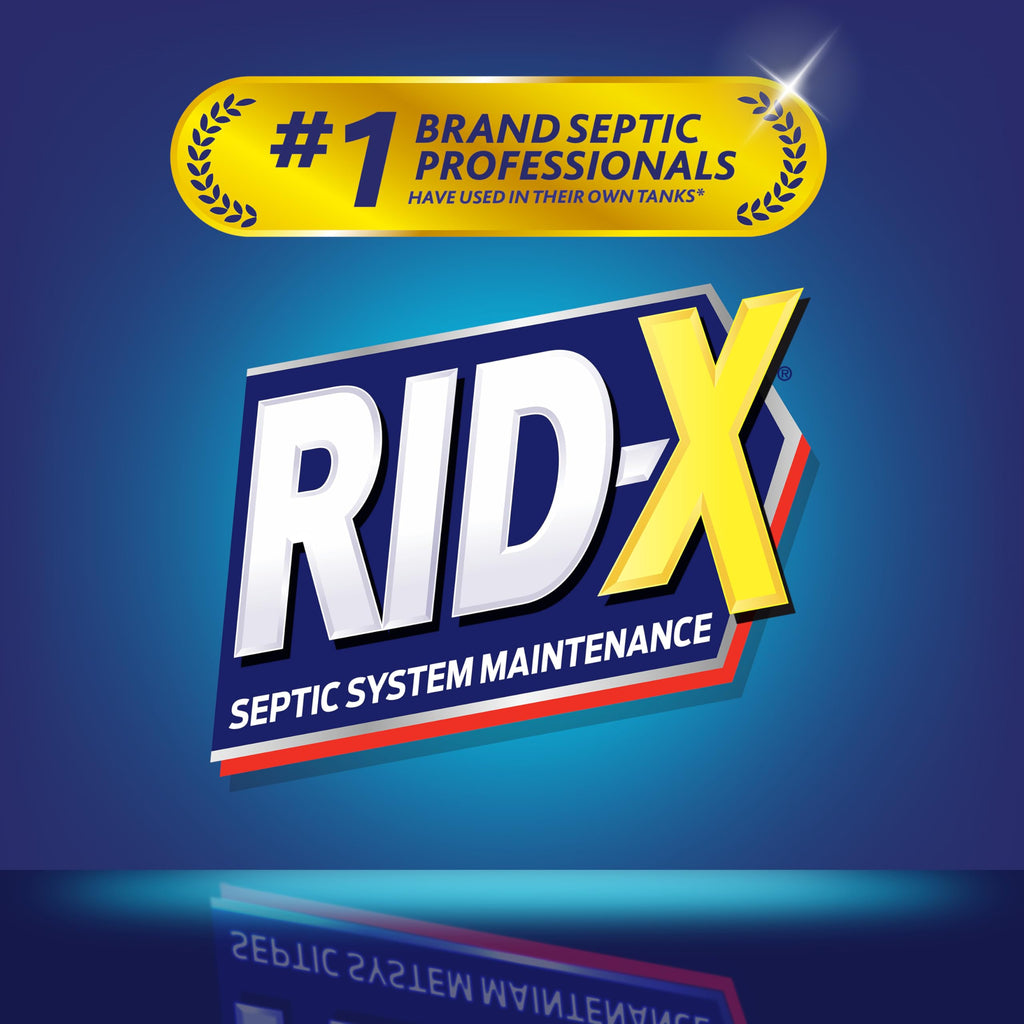 RID-X Septic Tank Treatment Pods – 3 Month Supply, Dual Action Enzymes and Bacteria to Break Down Waste & Prevent Backups