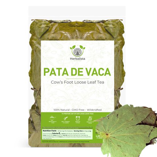 Herbalista - Pata De Vaca Herbal Tea | 2oz (58g) Makes 20+ Cups | Cow’s Foot Leaves 100% Natural, Fresh, Non-GMO, Gluten-Free