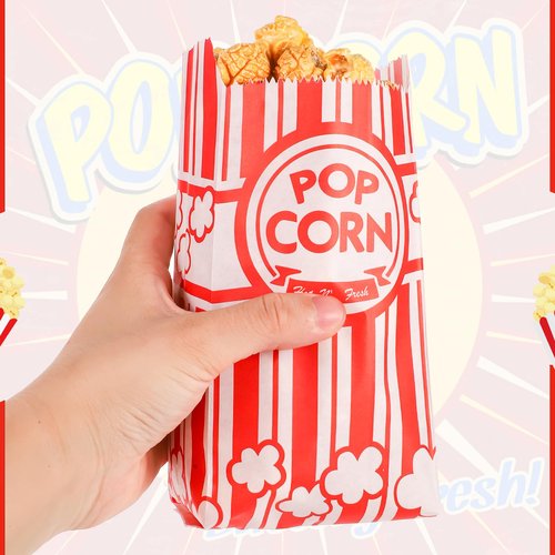 900 Pcs Popcorn Bags, 1 Oz Paper Bags Individual Servings Bulk for Popcorn Machine Movie Nights Mother's Day Kitchen Supplies