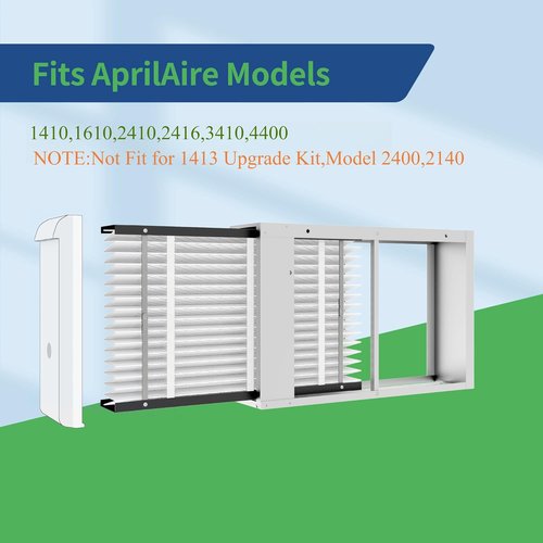 AprilAire 413 Replacement Filter - MERV 11 Whole House Air Purifier Filter | 16x25x4 Inches (2 Pack)