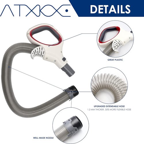 ATXKXE Vacuum Hose Handle Replacement - Compatible with Shark Rotator Models NV500-NV520 | Red, 1 Pack