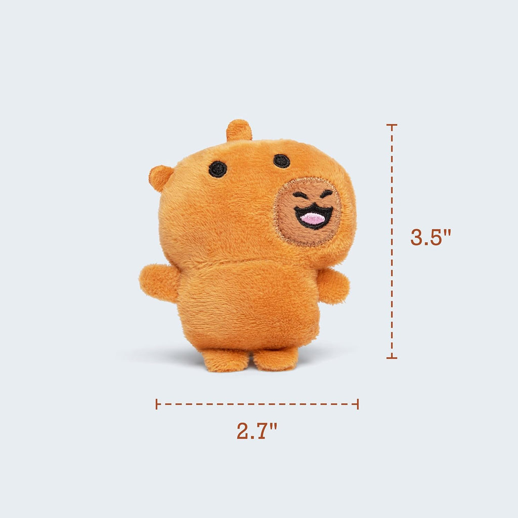 Relatable Emotional Support Capybaras | Cuddly Plush Stuffed Animals Set - 5 Toys with Basket for Mom