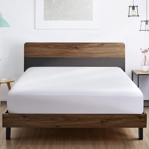 FreshCulture Queen Fitted Sheet - Ultra Soft, Breathable Microfiber with Deep Pockets | Cooling White Design