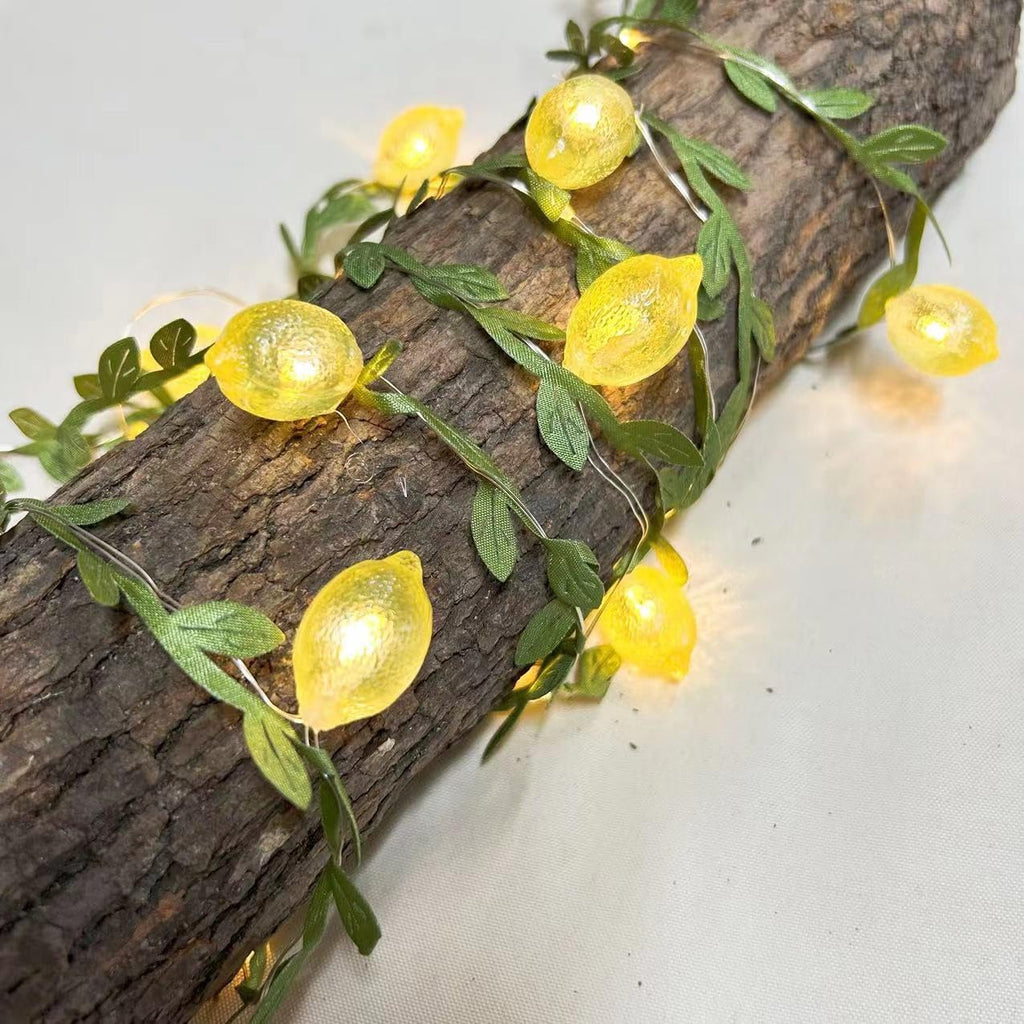Skiennix Lemon Decor String Lights - 10FT 30LEDs Battery Operated Fairy Lights for Bedroom & Garden | Waterproof, 8 Modes