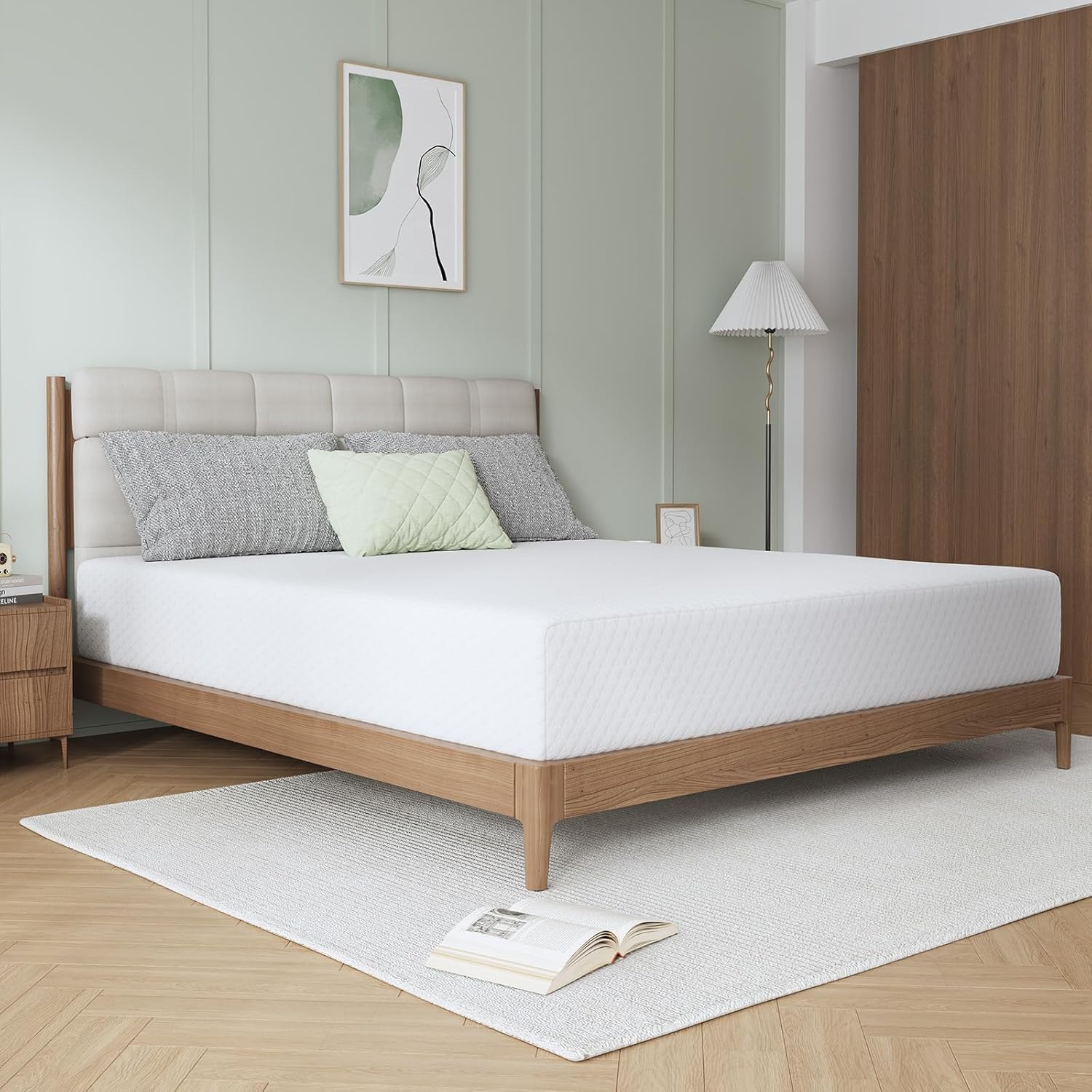 Novilla King Mattress - 10 Inch Memory Foam with Breathable Comfort Layer & High-Density Support for Cool Sleep