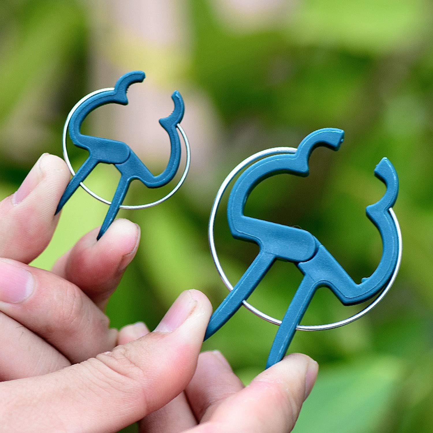PERSZEN Plant Clips - 60PCS Reusable Garden Supports for Flowers, Vines & Vegetables | 2 Sizes