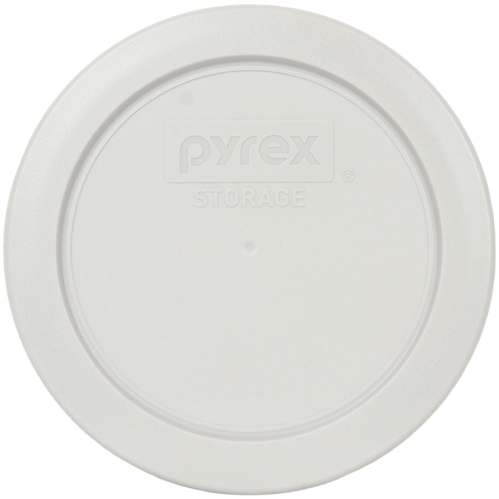 Pyrex 7200 2 Cup Glass Bowls & 7200-PC Sleek Silver Food Storage Replacement Lids (4-Pack) - Made in USA
