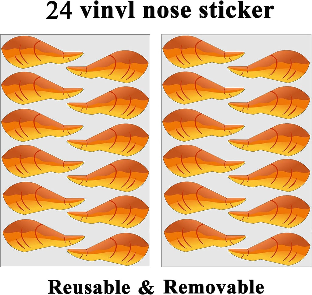 Skiennix Pin The Nose On The Snowman Game - Fun Christmas Party Activity For Kids | 24 Nose Stickers Included